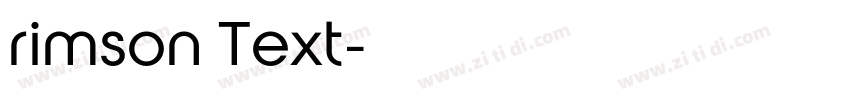 rimson Text字体转换